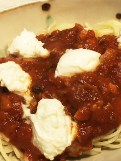簡単☆トマトとモッツァレラチーズパスタ-レシピのメイン写真