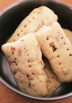 クルミ入りショートブレッド風クッキー-レシピのメイン写真