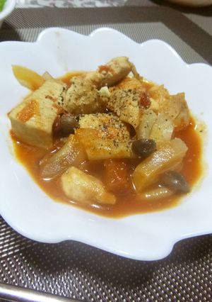 簡単(*Ü*)ﾉ　鶏肉のトマトソース煮-レシピのメイン写真