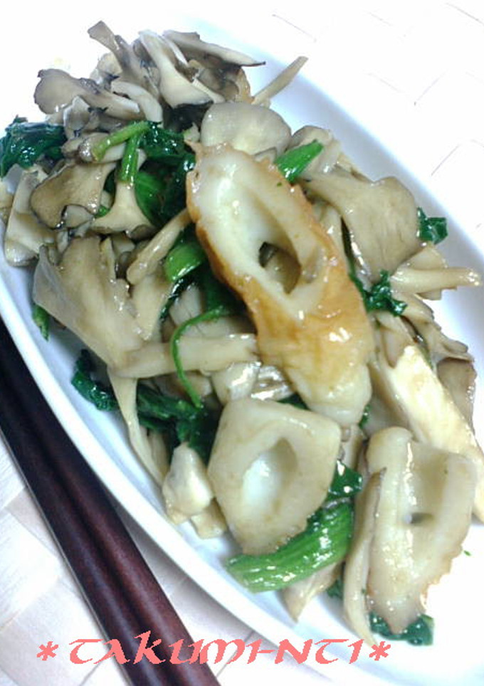 舞茸とちくわの炒め物-レシピのメイン写真