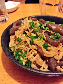 簡単!安い!蒟蒻とえのきのごま油炒め-レシピのメイン写真