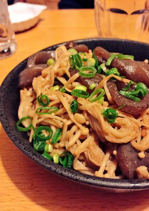 簡単！安い！蒟蒻とえのきのごま油炒め-レシピのメイン写真