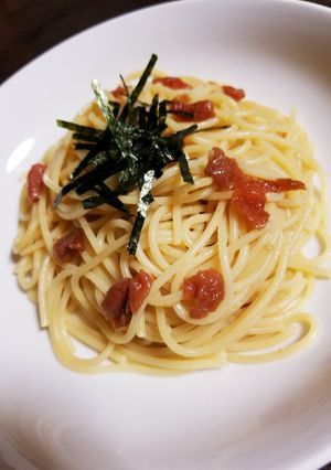 簡単絶品✨極ウマ梅パスタ✨-レシピのメイン写真