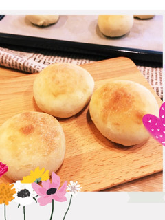 HBなし!30分でふわふわ丸パン-レシピのメイン写真