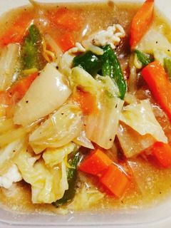節約!残ってる野菜で作る中華丼-レシピのメイン写真