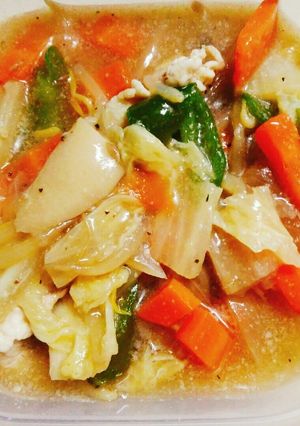 節約！残ってる野菜で作る中華丼-レシピのメイン写真