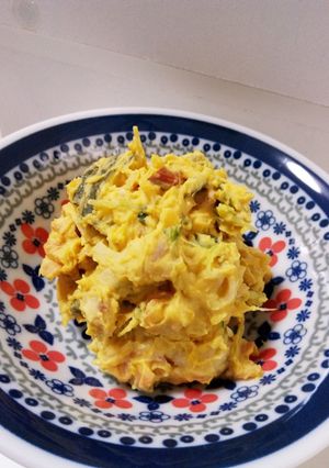☆マカロニでかさ増し!かぼちゃサラダ☆-レシピのメイン写真