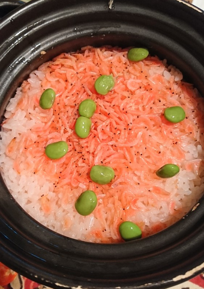 乾燥紅桜えびの炊き込みご飯-レシピのメイン写真