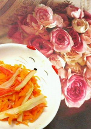 お弁当に✿にんじんとカニかまの❀おかず✿-レシピのメイン写真