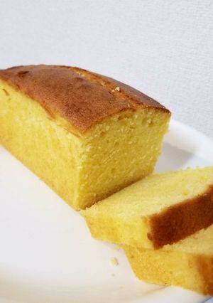 ほんのり甘いシンプルなパウンドケーキ♪-レシピのメイン写真