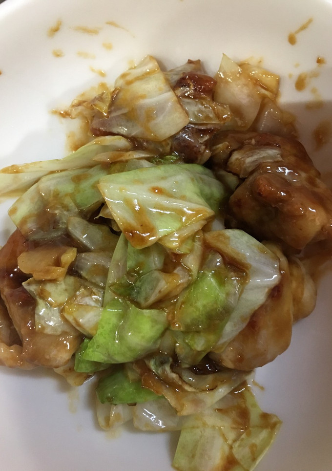 簡単 鶏肉 キャベツ のオイマヨ炒め-レシピのメイン写真
