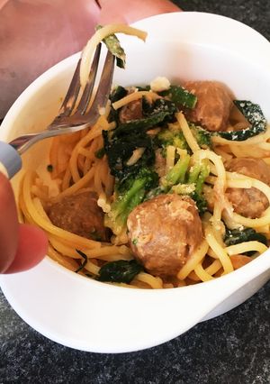 ミートボールパスタ～1歳8ヶ月幼児食～-レシピのメイン写真