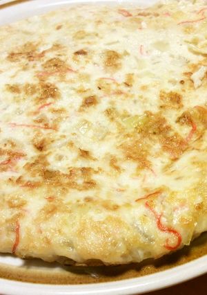 鶏ミンチと豆腐のお好み焼き-レシピのメイン写真