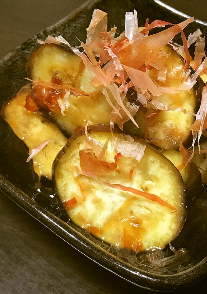 簡単！お弁当やおつまみ◎なすのおかか和え-レシピのメイン写真