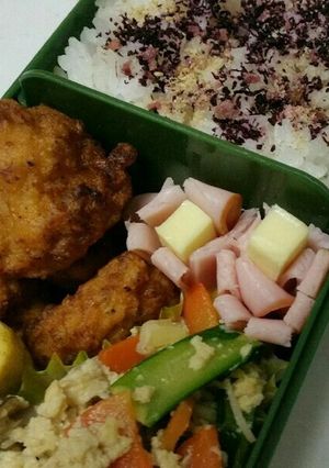 お弁当の隙間埋め ハムとチーズのお花-レシピのメイン写真