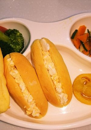 アンパンマンのスナックパンで玉子サンド-レシピのメイン写真