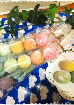 ♡レインボースノーボール♡-レシピのメイン写真