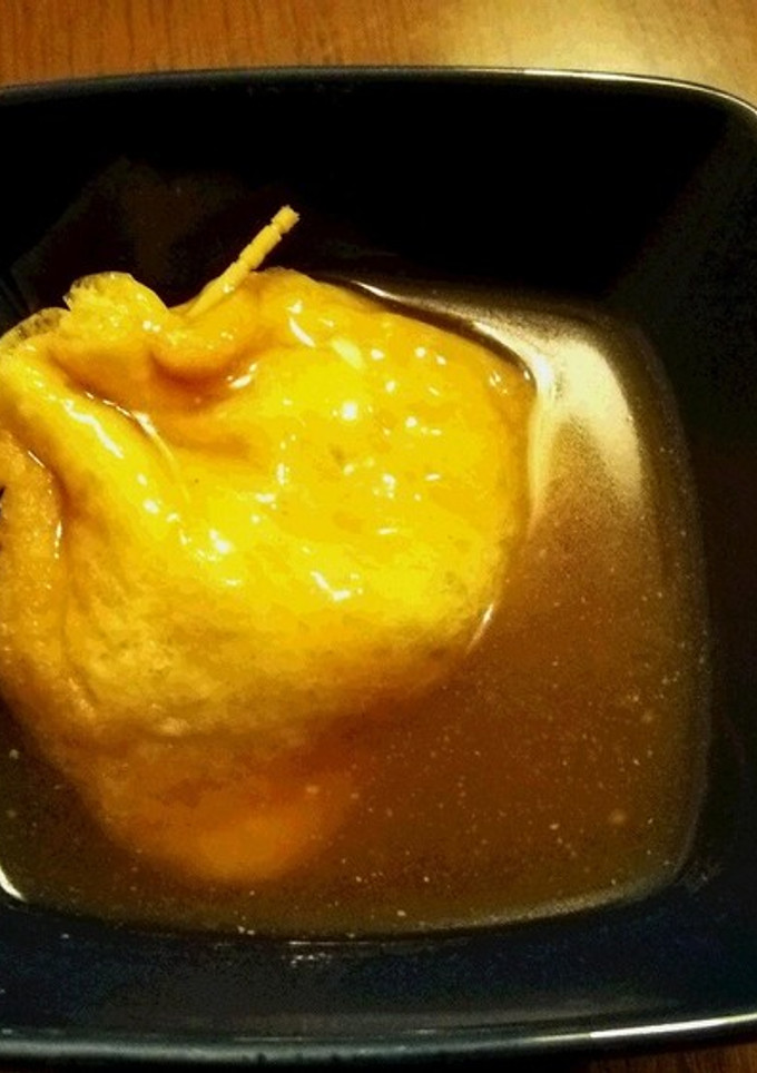 白和えをリメイク、　油揚げの詰め煮-レシピのメイン写真