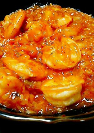 豆豉(ﾄｳﾁ)が極め手のエビチリ-レシピのメイン写真