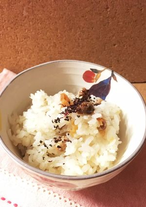 福豆梅ごはん-レシピのメイン写真