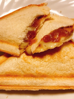 簡単☆ チーズカレー ホットサンド-レシピのメイン写真