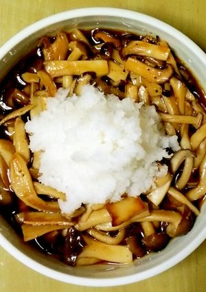 焼ききのこのマリネ・大根おろし和え-レシピのメイン写真