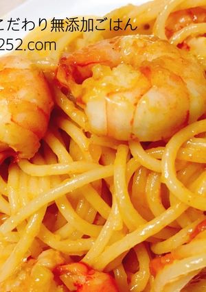 トマト缶なしで！エビとミニトマトのパスタ-レシピのメイン写真