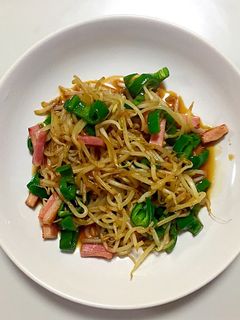 ベーコンともやしのコンソメ風味炒め-レシピのメイン写真