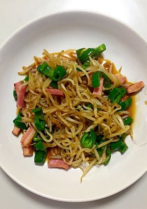 ベーコンともやしのコンソメ風味炒め-レシピのメイン写真