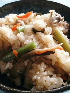 山菜おこわ 炊飯器でもっちり美味しい-レシピのメイン写真