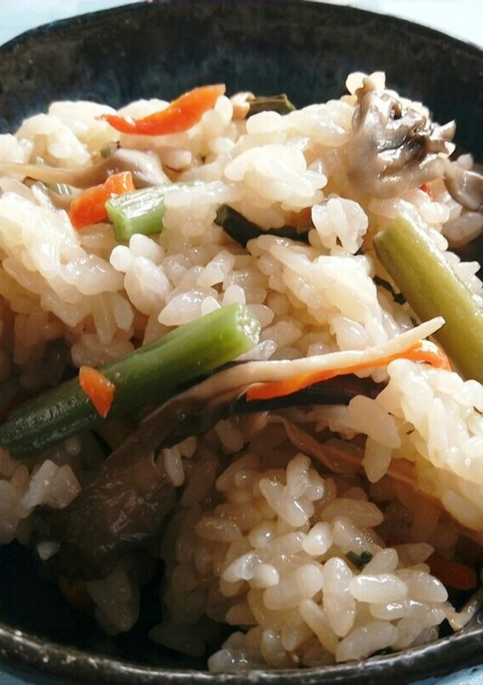 山菜おこわ　炊飯器でもっちり美味しい-レシピのメイン写真