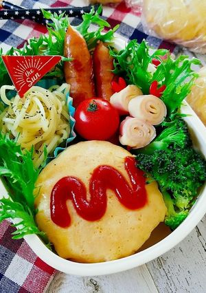 卵１個で一気に４つ！オムライスおにぎり-レシピのメイン写真