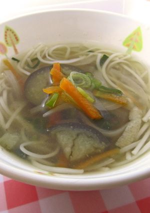 にゅうめん　給食-レシピのメイン写真