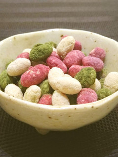 甘い可愛い3色豆菓子❤節分豆で作れるよ♪-レシピのメイン写真