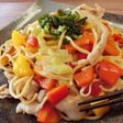 【糖質制限】豚肉パプリカ塩焼きそば