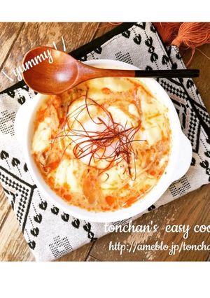 包丁なし！簡単チーズ豆乳スンドゥブ-レシピのメイン写真