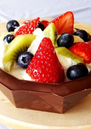 チョコの器のトライフル-レシピのメイン写真