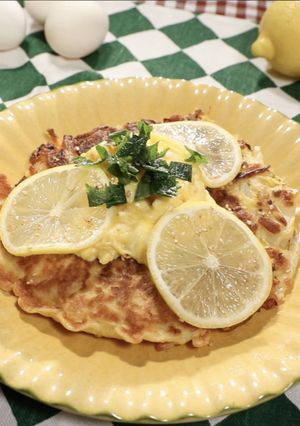 白菜レモンのお好み焼き-レシピのメイン写真