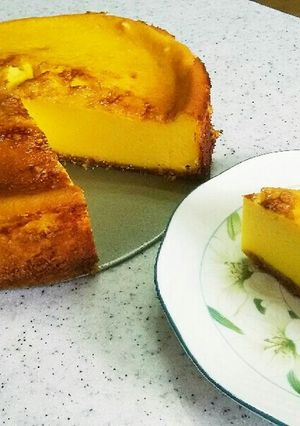 ☆簡単しっとり パンプキンチーズケーキ☆-レシピのメイン写真