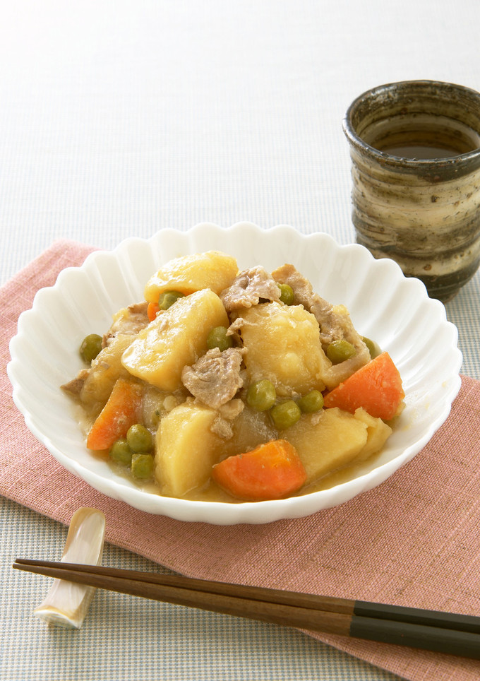 豚肉とじゃがいもの中華風煮物-レシピのメイン写真