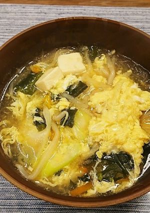 おでんの素で簡単ヘルシー中華スープ ♡︎-レシピのメイン写真