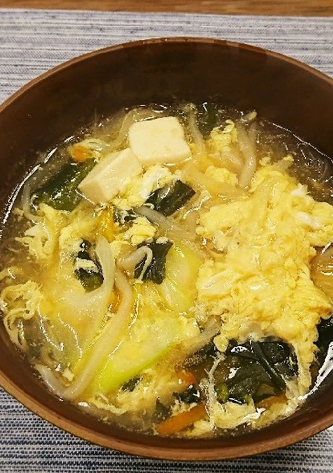 おでんの素で簡単ヘルシー中華スープ ♡︎-レシピのメイン写真
