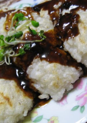 ★冷凍ご飯で、簡単もっちり五平餅～★-レシピのメイン写真