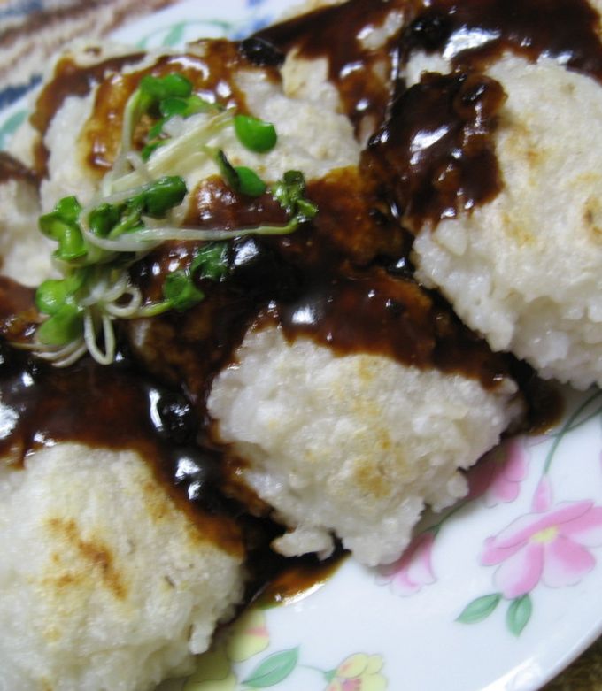 ★冷凍ご飯で、簡単もっちり五平餅～★-レシピのメイン写真
