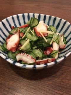 家族が大好きなタコときゅうりの酢の物-レシピのメイン写真