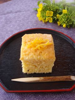 柚子の日本酒ケーキ-レシピのメイン写真