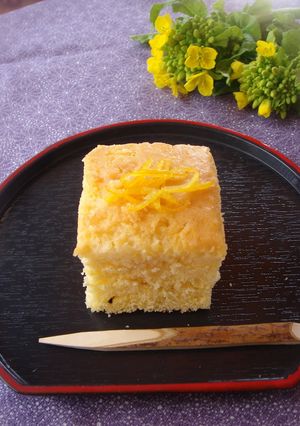 柚子の日本酒ケーキ-レシピのメイン写真