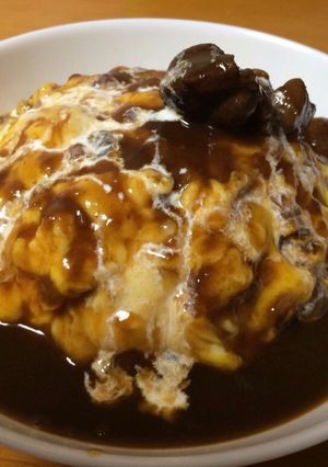 オムライスビーフシチューソース-レシピのメイン写真