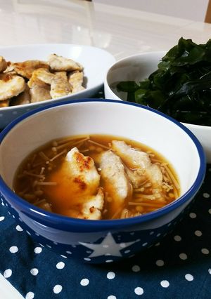 鶏とワカメのえのきあん-レシピのメイン写真