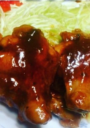 手羽元のデミグラスソース煮.-レシピのメイン写真